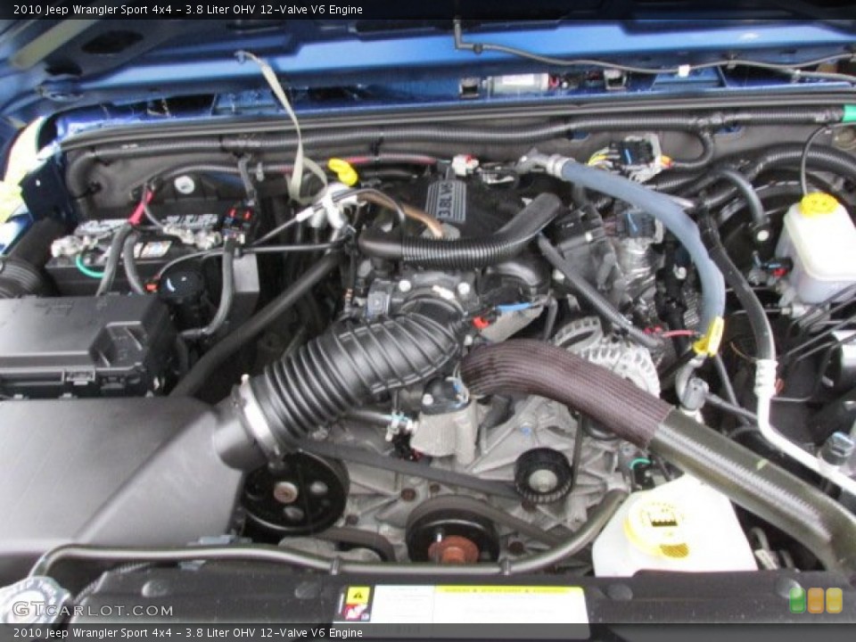 3.8 Liter OHV 12-Valve V6 Engine for the 2010 Jeep Wrangler #77002213
