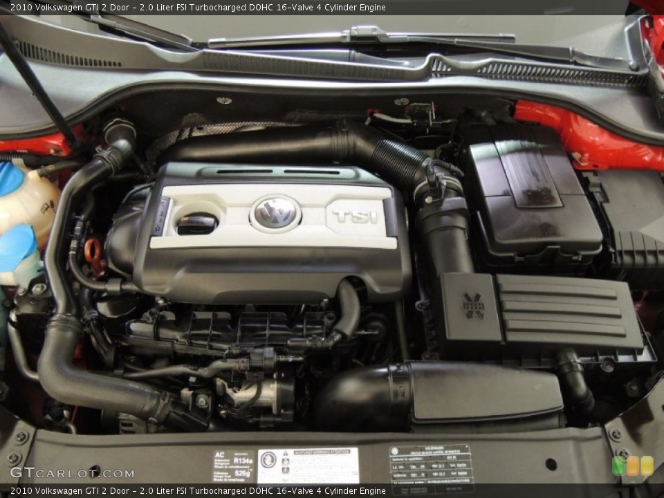 2.0 Liter FSI Turbocharged DOHC 16-Valve 4 Cylinder Engine for the 2010 Volkswagen GTI #77005369