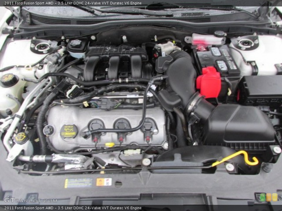 3.5 Liter DOHC 24-Valve VVT Duratec V6 Engine for the 2011 Ford Fusion #77010213