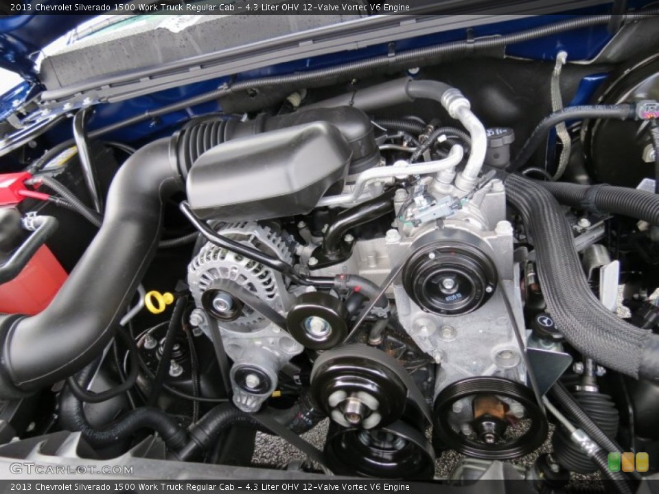 4.3 Liter OHV 12-Valve Vortec V6 Engine for the 2013 Chevrolet Silverado 1500 #77011209