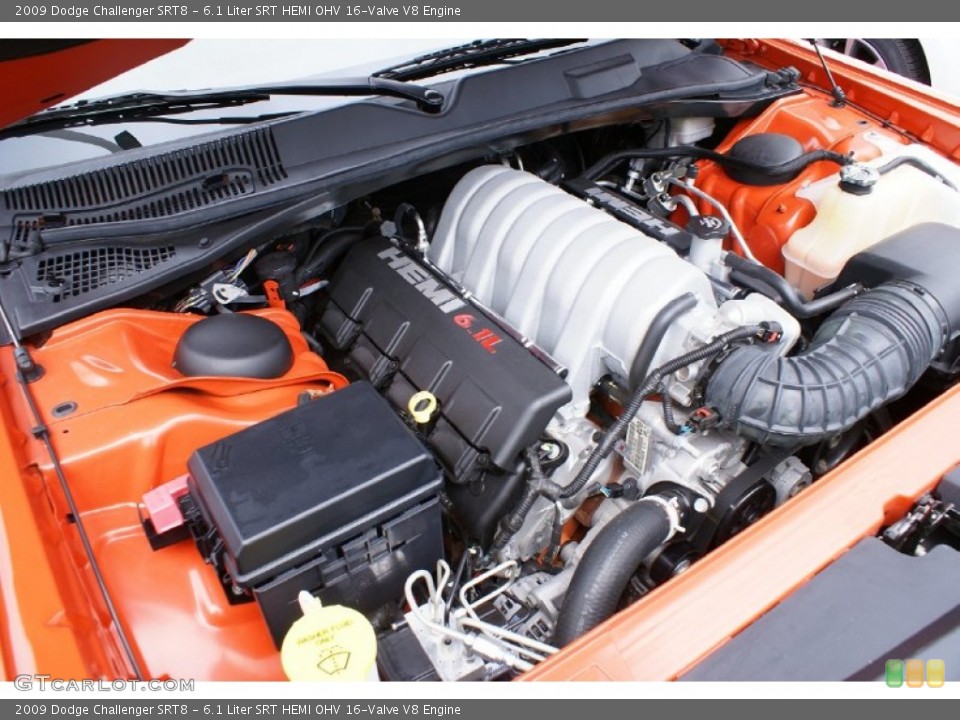 6.1 Liter SRT HEMI OHV 16-Valve V8 Engine for the 2009 Dodge Challenger #77018691