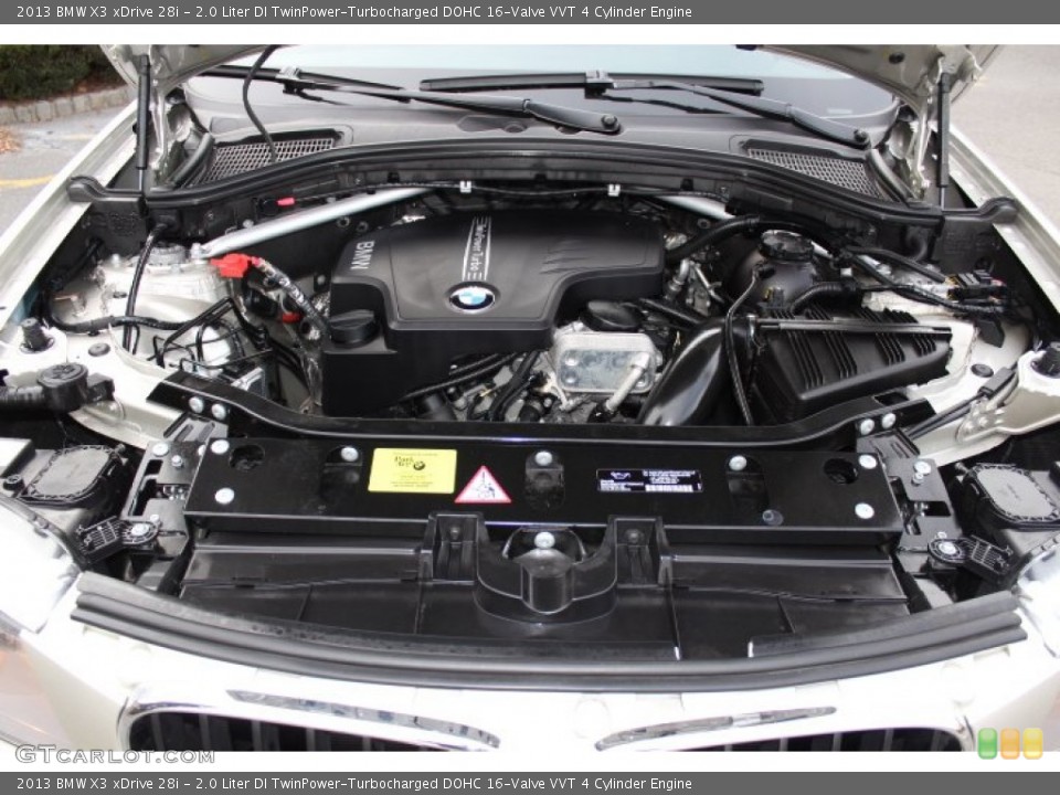 2.0 Liter DI TwinPower-Turbocharged DOHC 16-Valve VVT 4 Cylinder Engine for the 2013 BMW X3 #77018955