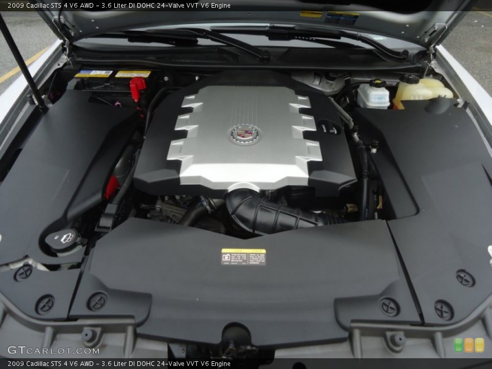 3.6 Liter DI DOHC 24-Valve VVT V6 2009 Cadillac STS Engine