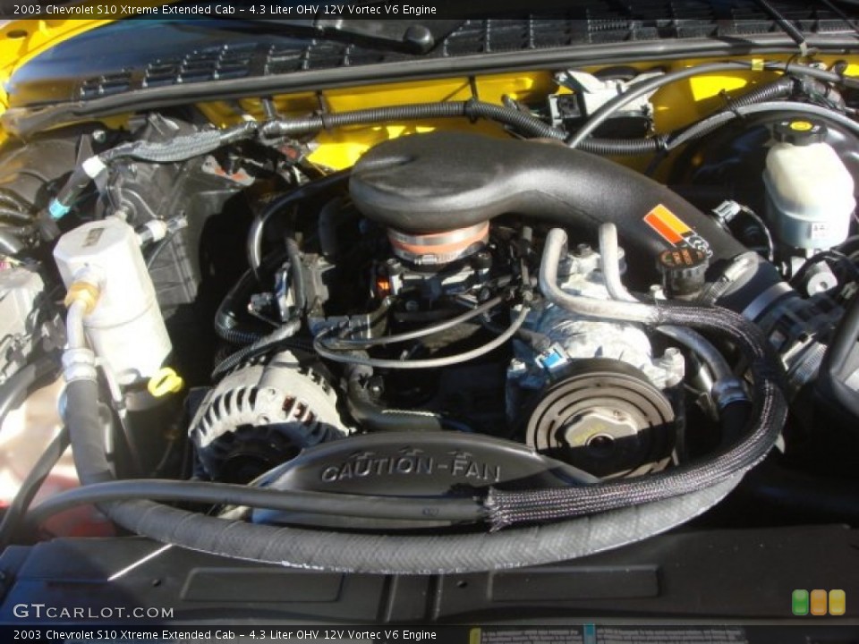4.3 Liter OHV 12V Vortec V6 Engine for the 2003 Chevrolet S10 #77019432