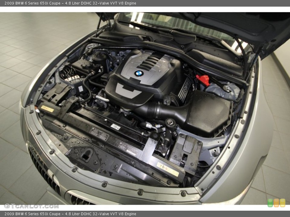 4.8 Liter DOHC 32-Valve VVT V8 Engine for the 2009 BMW 6 Series #77019869