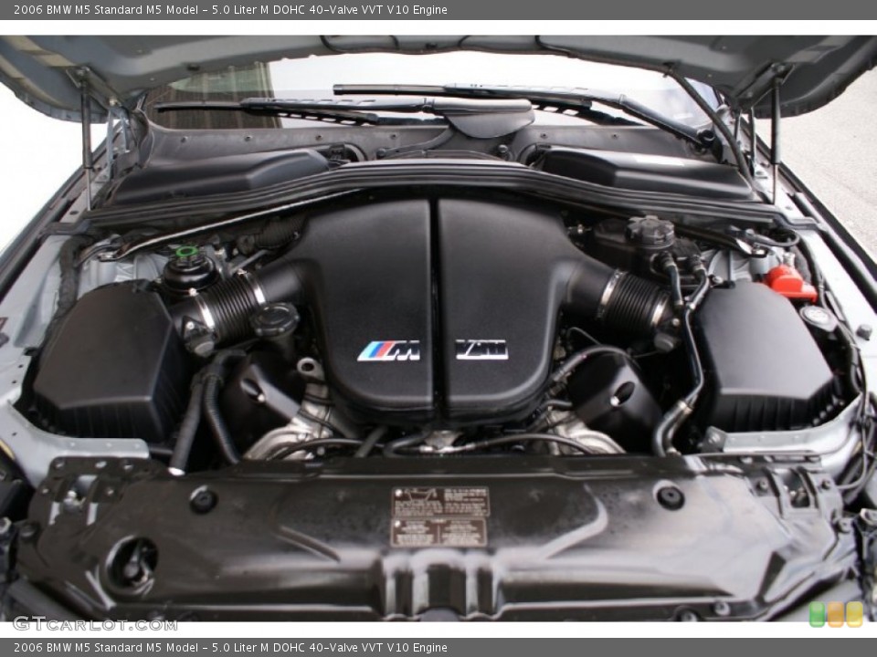 5.0 Liter M DOHC 40-Valve VVT V10 Engine for the 2006 BMW M5 #77020223
