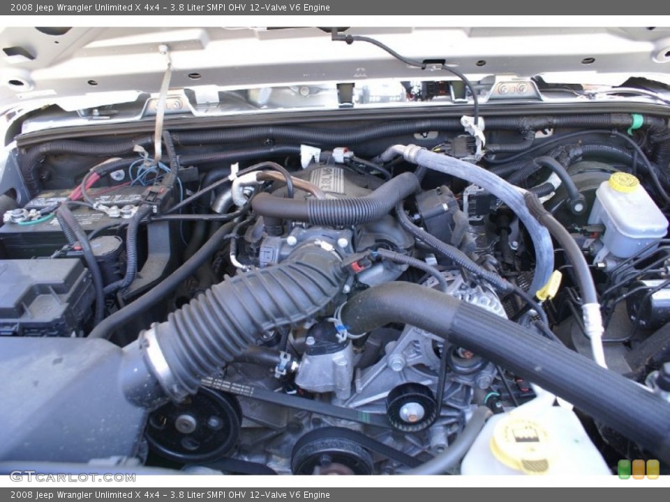 3.8 Liter SMPI OHV 12-Valve V6 Engine for the 2008 Jeep Wrangler Unlimited #77020866