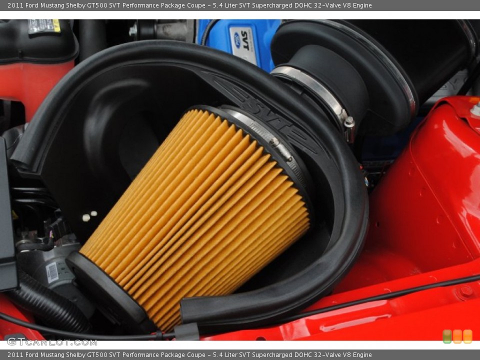 5.4 Liter SVT Supercharged DOHC 32-Valve V8 Engine for the 2011 Ford Mustang #77021265