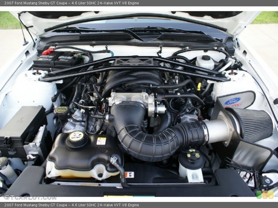 4.6 Liter SOHC 24-Valve VVT V8 Engine for the 2007 Ford Mustang #77022549
