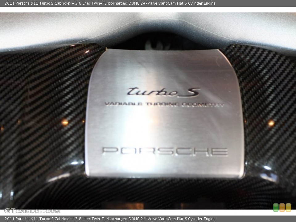 3.8 Liter Twin-Turbocharged DOHC 24-Valve VarioCam Flat 6 Cylinder Engine for the 2011 Porsche 911 #77023974