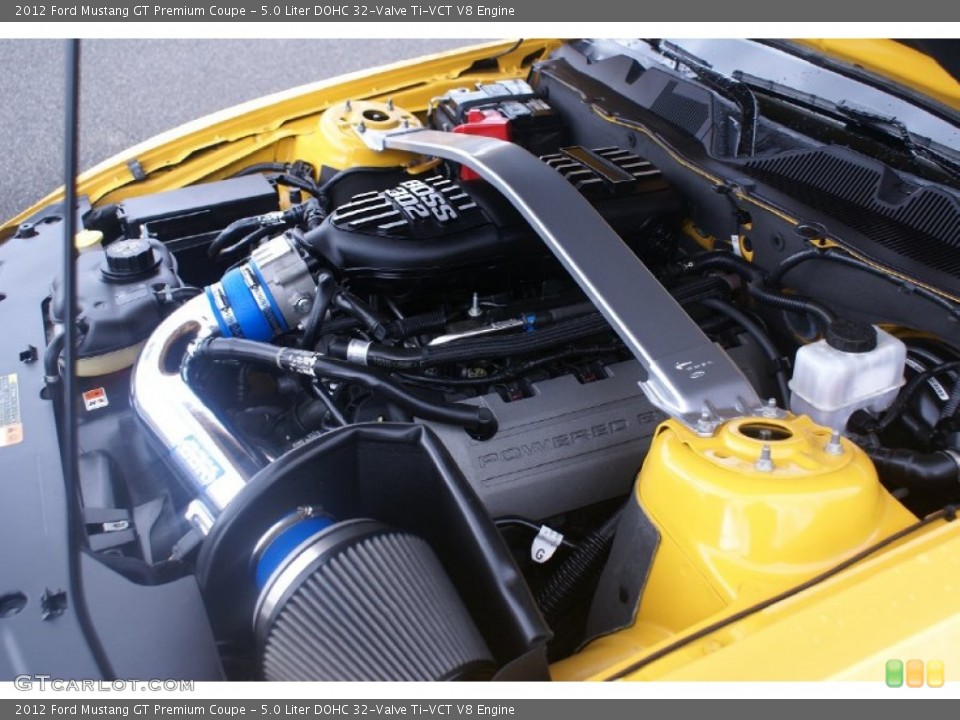5.0 Liter DOHC 32-Valve Ti-VCT V8 Engine for the 2012 Ford Mustang #77027820