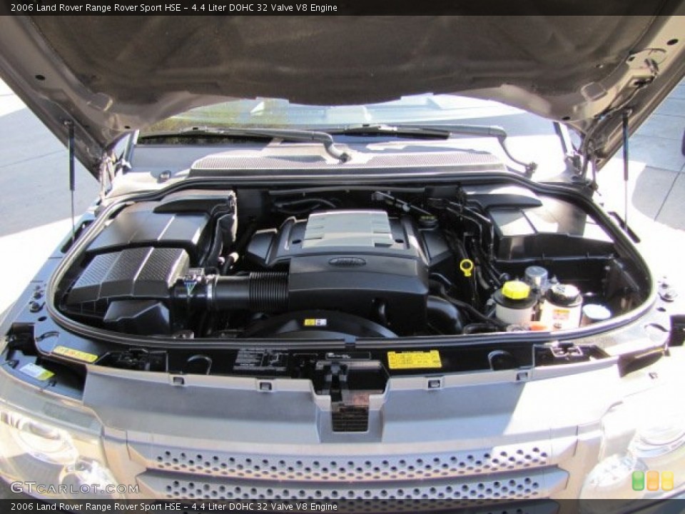 4.4 Liter DOHC 32 Valve V8 Engine for the 2006 Land Rover Range Rover Sport #77038026