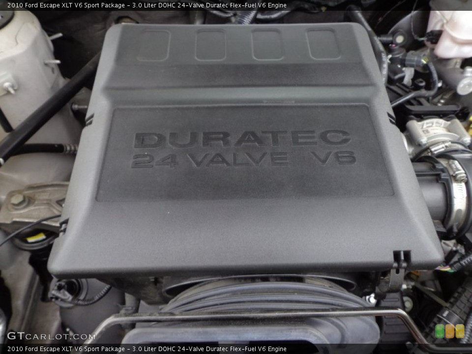 3.0 Liter DOHC 24-Valve Duratec Flex-Fuel V6 Engine for the 2010 Ford Escape #77040224