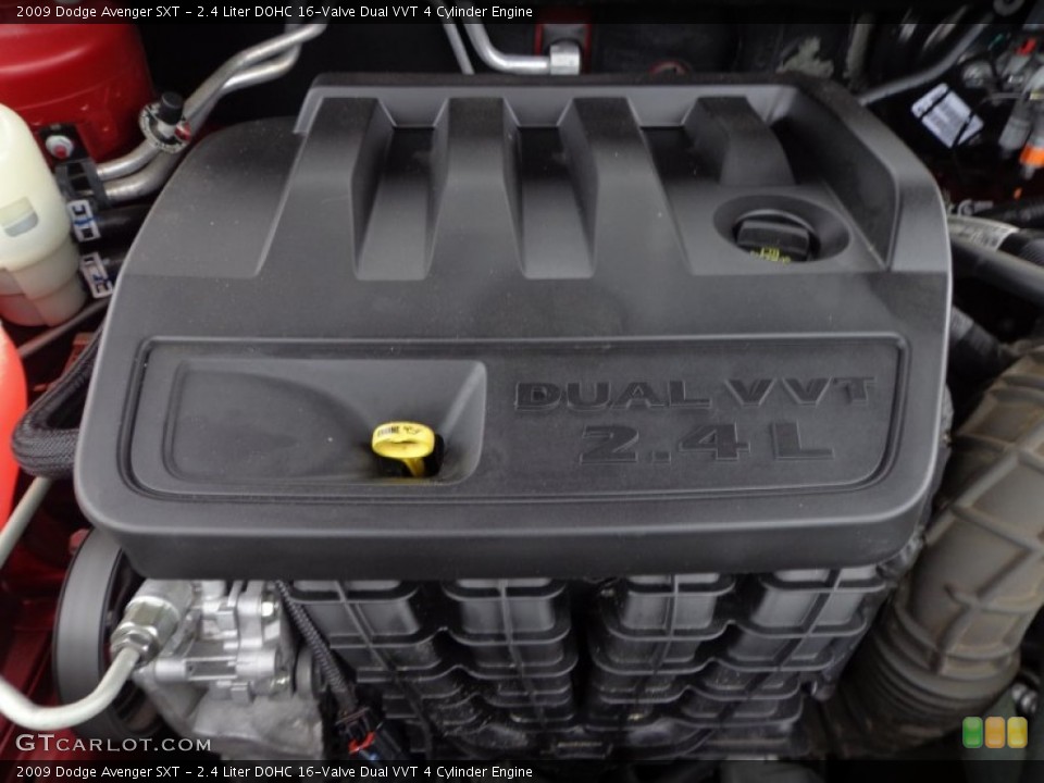 2.4 Liter DOHC 16-Valve Dual VVT 4 Cylinder 2009 Dodge Avenger Engine