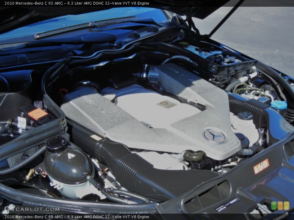 6.3 Liter AMG DOHC 32-Valve VVT V8 Engine for the 2010 Mercedes-Benz C #77050450