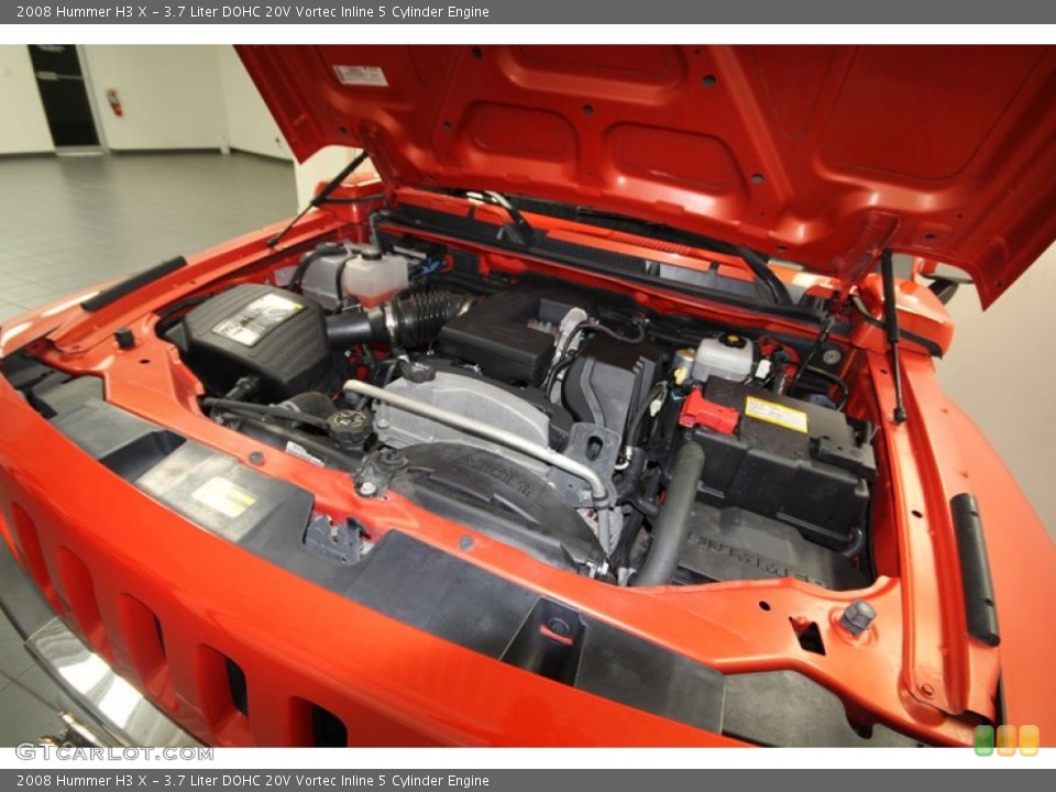 3.7 Liter DOHC 20V Vortec Inline 5 Cylinder Engine for the 2008 Hummer H3 #77075928