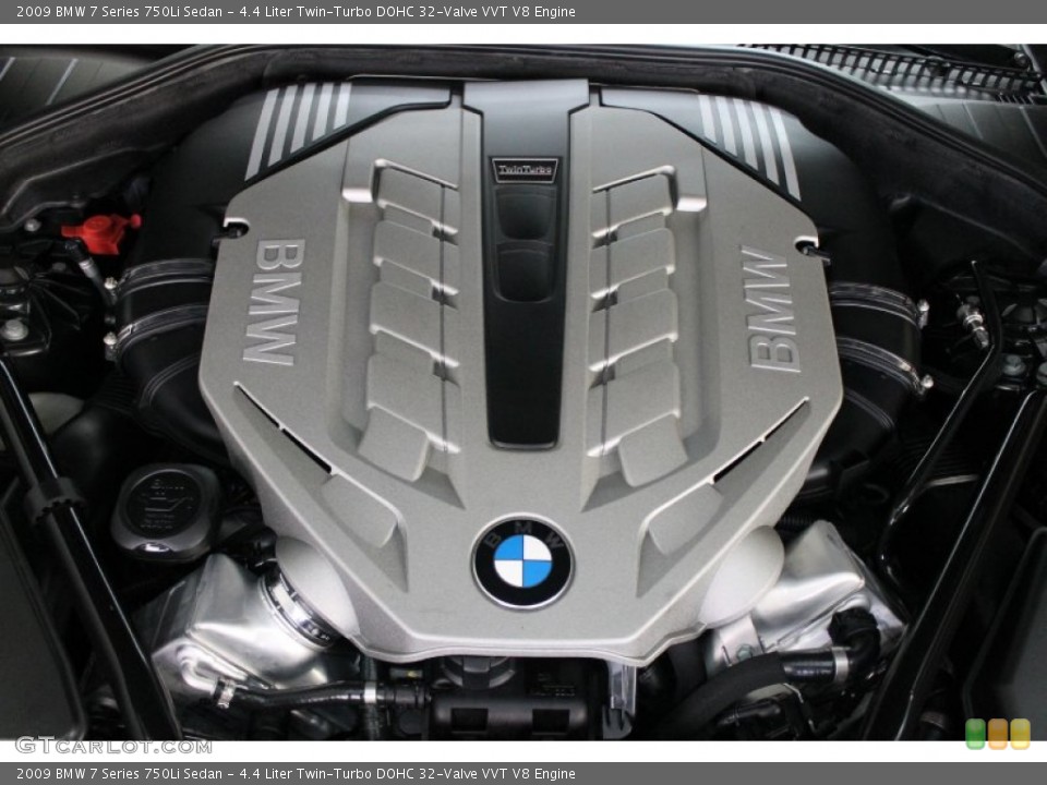 4.4 Liter Twin-Turbo DOHC 32-Valve VVT V8 Engine for the 2009 BMW 7 Series #77078708