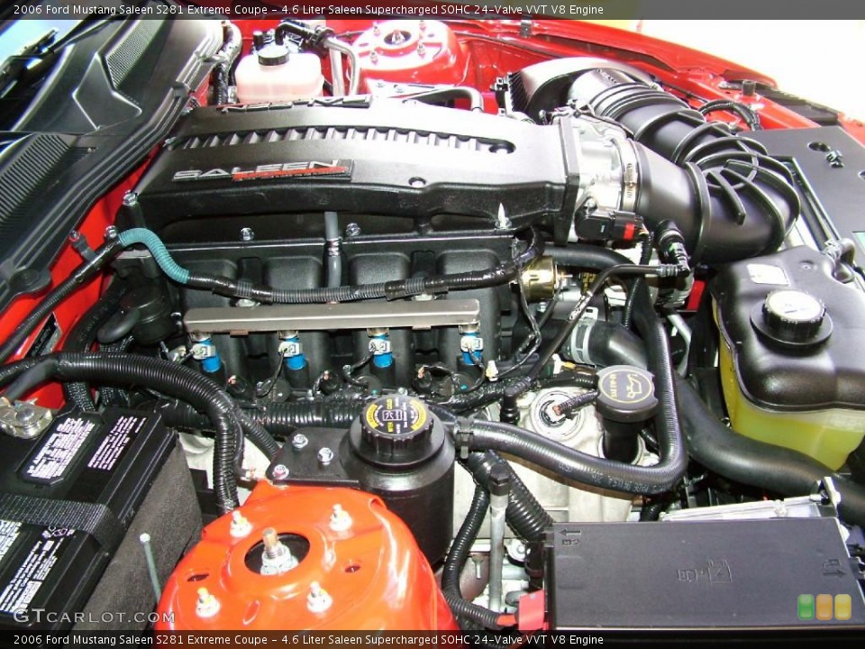 4.6 Liter Saleen Supercharged SOHC 24-Valve VVT V8 Engine for the 2006 Ford Mustang #7708235