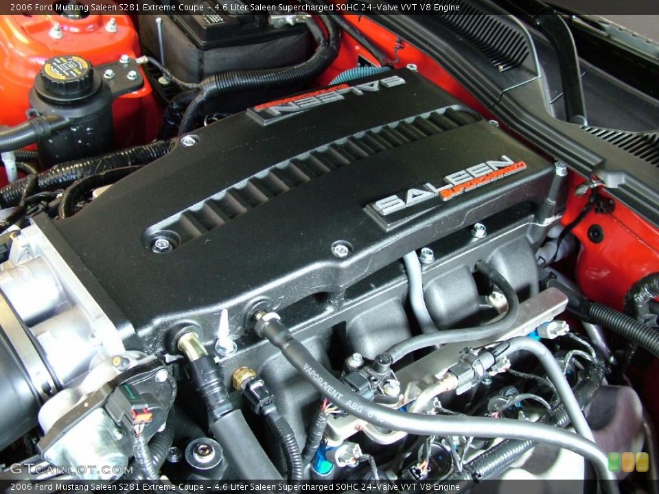 4.6 Liter Saleen Supercharged SOHC 24-Valve VVT V8 Engine for the 2006 Ford Mustang #7708245