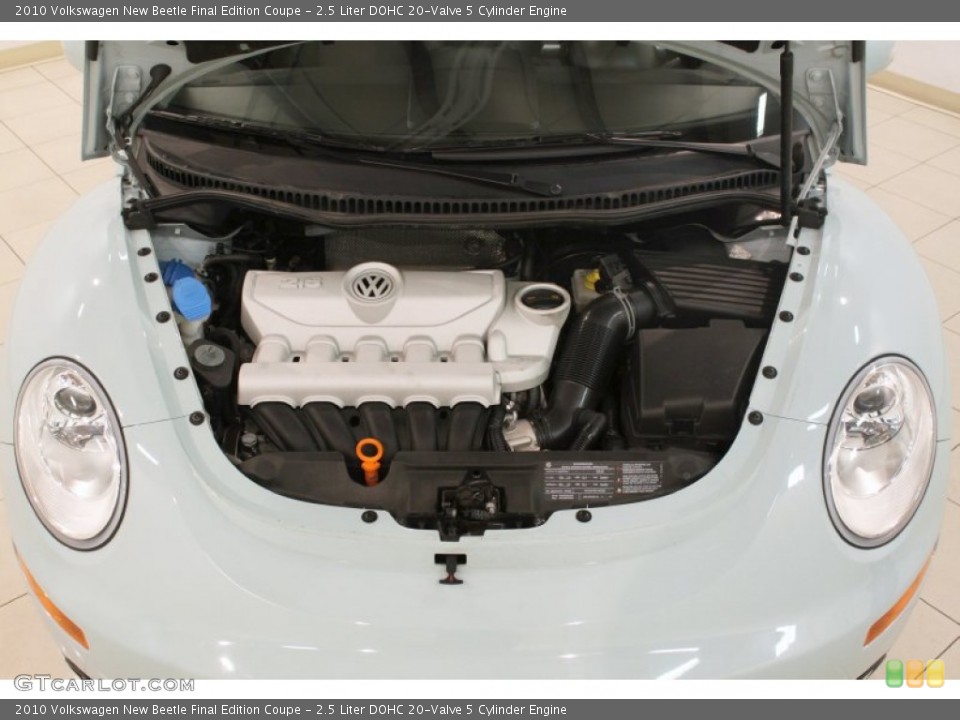 2.5 Liter DOHC 20-Valve 5 Cylinder Engine for the 2010 Volkswagen New Beetle #77093654