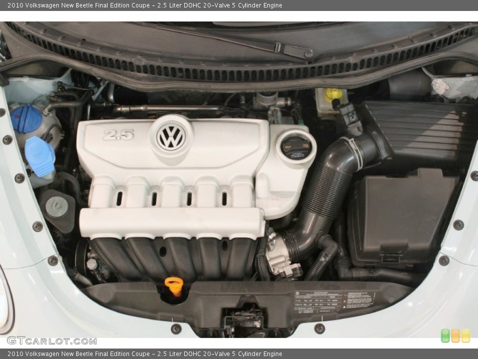 2.5 Liter DOHC 20-Valve 5 Cylinder Engine for the 2010 Volkswagen New Beetle #77093671