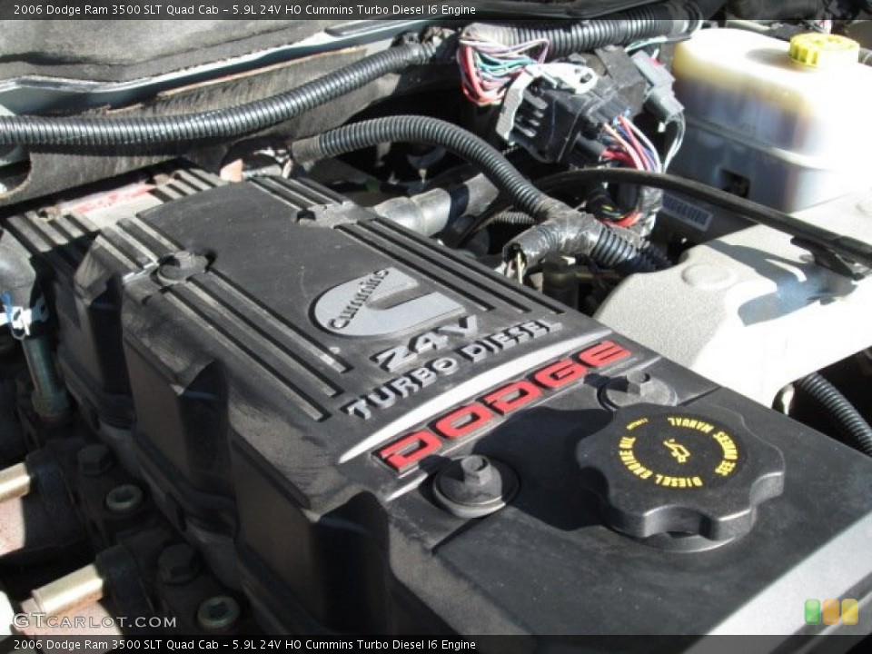 5.9L 24V HO Cummins Turbo Diesel I6 Engine for the 2006 Dodge Ram 3500 #77093858