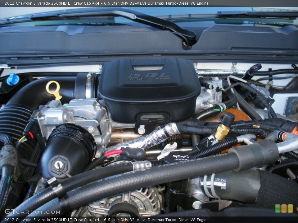 6.6 Liter OHV 32-Valve Duramax Turbo-Diesel V8 Engine for the 2012 Chevrolet Silverado 3500HD #77102786