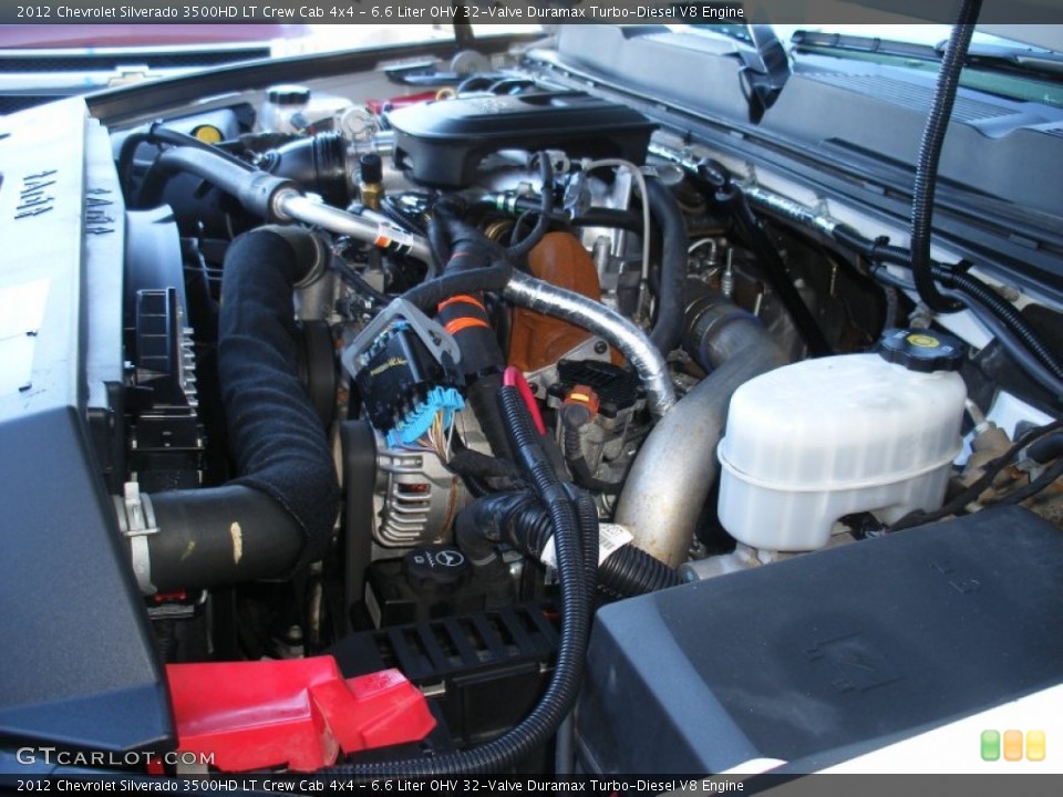 6.6 Liter OHV 32-Valve Duramax Turbo-Diesel V8 Engine for the 2012 Chevrolet Silverado 3500HD #77102810