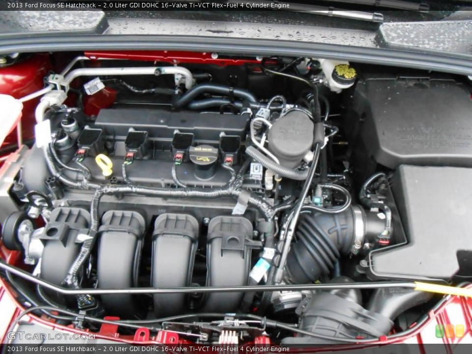 2.0 Liter GDI DOHC 16-Valve Ti-VCT Flex-Fuel 4 Cylinder Engine for the 2013 Ford Focus #77104409