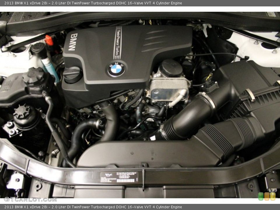 2.0 Liter DI TwinPower Turbocharged DOHC 16-Valve VVT 4 Cylinder Engine for the 2013 BMW X1 #77112603