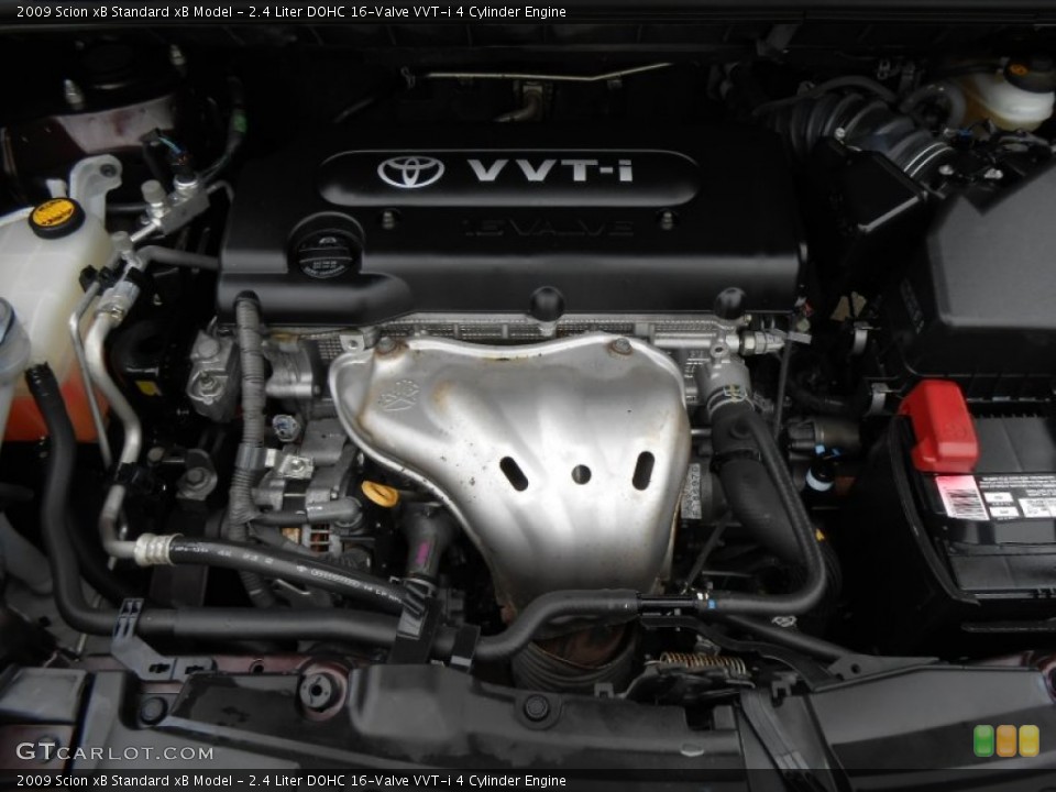 2.4 Liter DOHC 16-Valve VVT-i 4 Cylinder Engine for the 2009 Scion xB #77120387