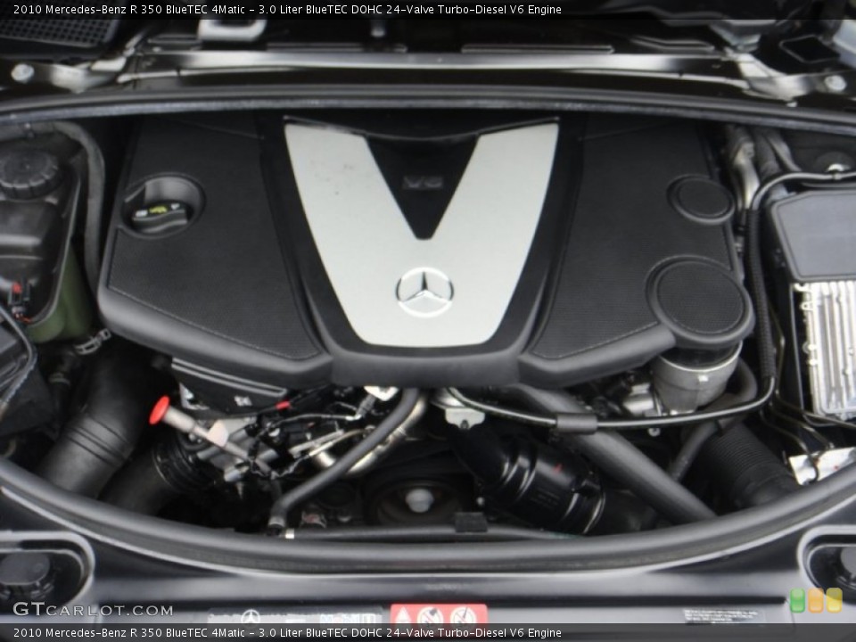 3.0 Liter BlueTEC DOHC 24-Valve Turbo-Diesel V6 2010 Mercedes-Benz R Engine