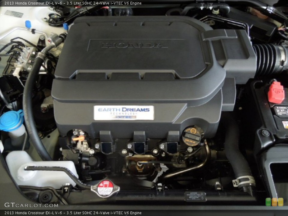 3.5 Liter SOHC 24-Valve i-VTEC V6 2013 Honda Crosstour Engine