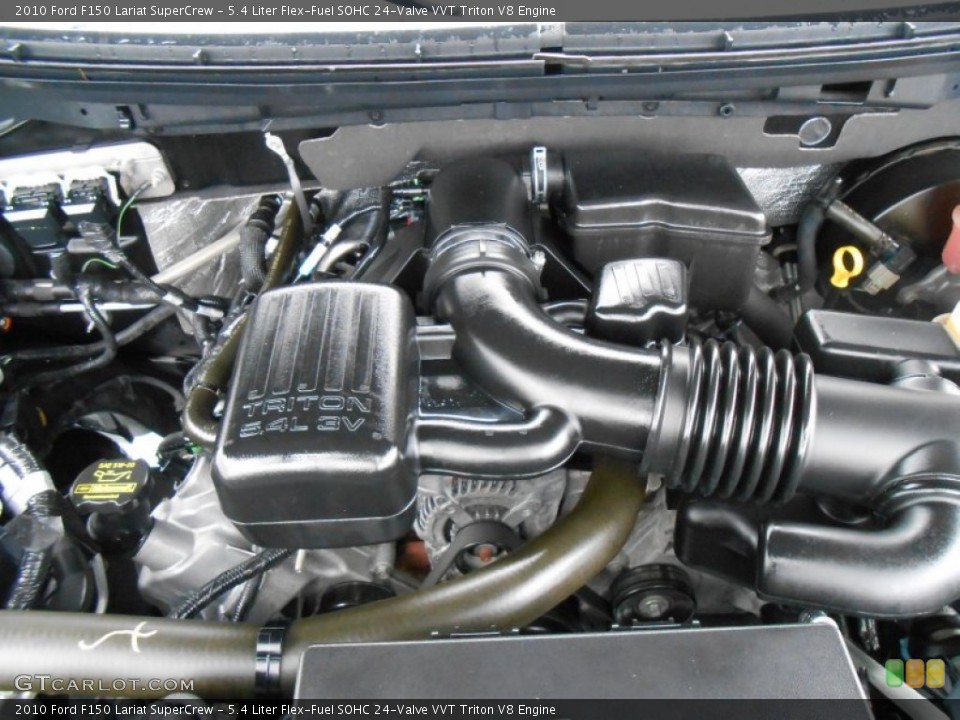 5.4 Liter Flex-Fuel SOHC 24-Valve VVT Triton V8 Engine for the 2010 Ford F150 #77128214