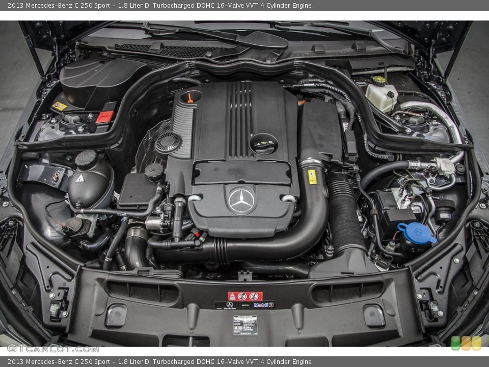 1.8 Liter DI Turbocharged DOHC 16-Valve VVT 4 Cylinder Engine for the 2013 Mercedes-Benz C #77135416