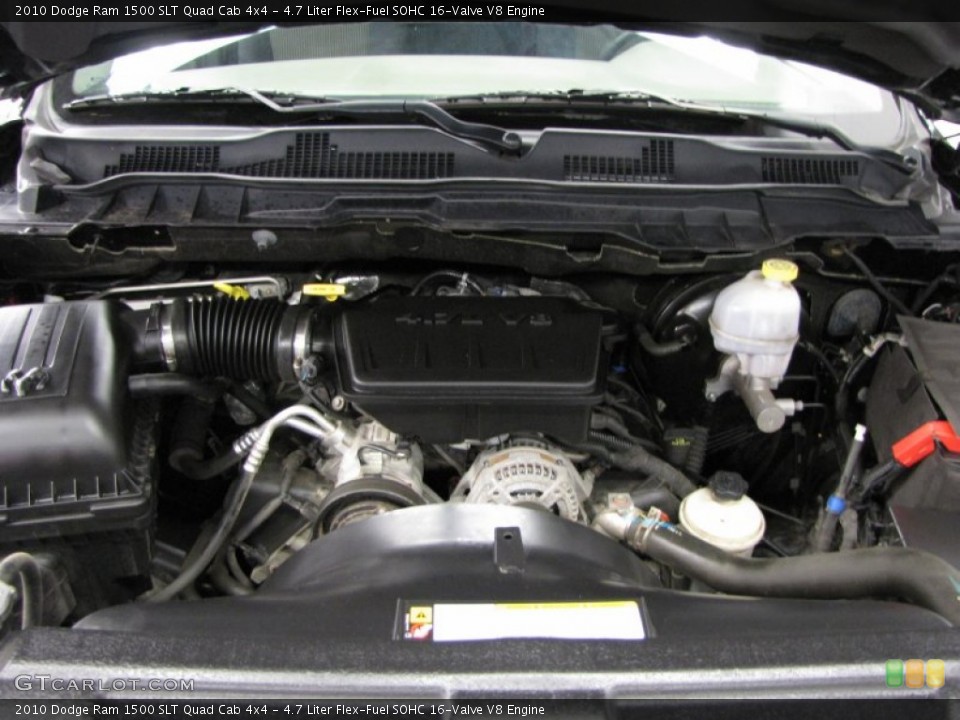 4.7 Liter Flex-Fuel SOHC 16-Valve V8 Engine for the 2010 Dodge Ram 1500 #77135684