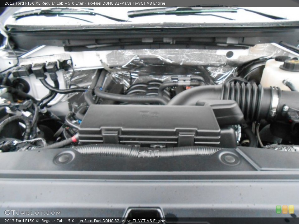 5.0 Liter Flex-Fuel DOHC 32-Valve Ti-VCT V8 Engine for the 2013 Ford F150 #77136913