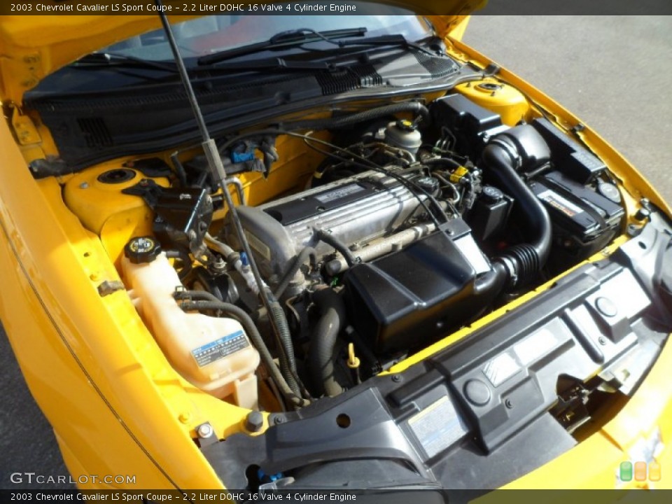2.2 Liter DOHC 16 Valve 4 Cylinder Engine for the 2003 Chevrolet Cavalier #77143112