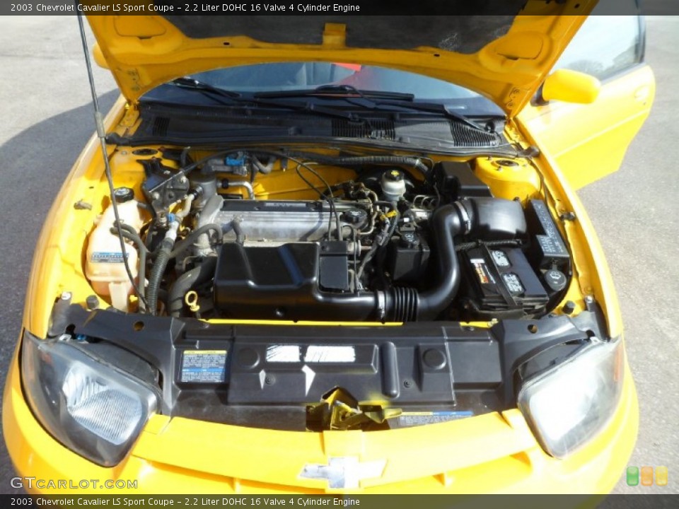 2.2 Liter DOHC 16 Valve 4 Cylinder Engine for the 2003 Chevrolet Cavalier #77143133