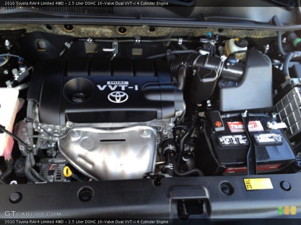 2.5 Liter DOHC 16-Valve Dual VVT-i 4 Cylinder Engine for the 2010 Toyota RAV4 #77143780