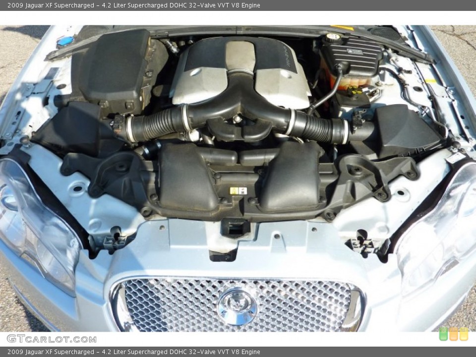 4.2 Liter Supercharged DOHC 32-Valve VVT V8 Engine for the 2009 Jaguar XF #77160311
