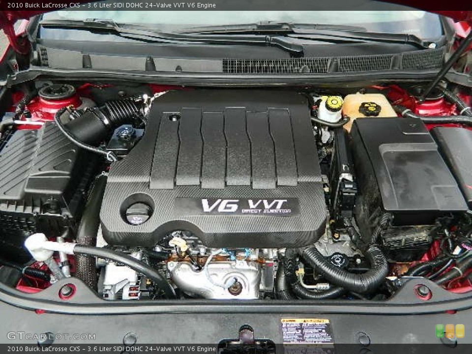 3.6 Liter SIDI DOHC 24-Valve VVT V6 Engine for the 2010 Buick LaCrosse #77170241