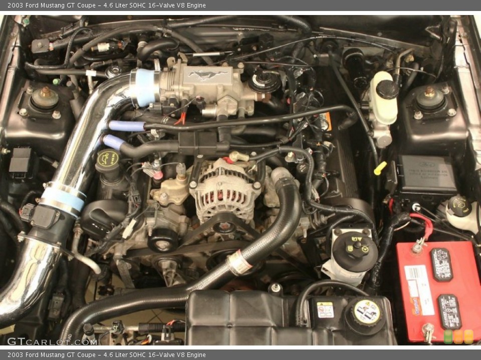 4.6 Liter SOHC 16-Valve V8 Engine for the 2003 Ford Mustang #77185806