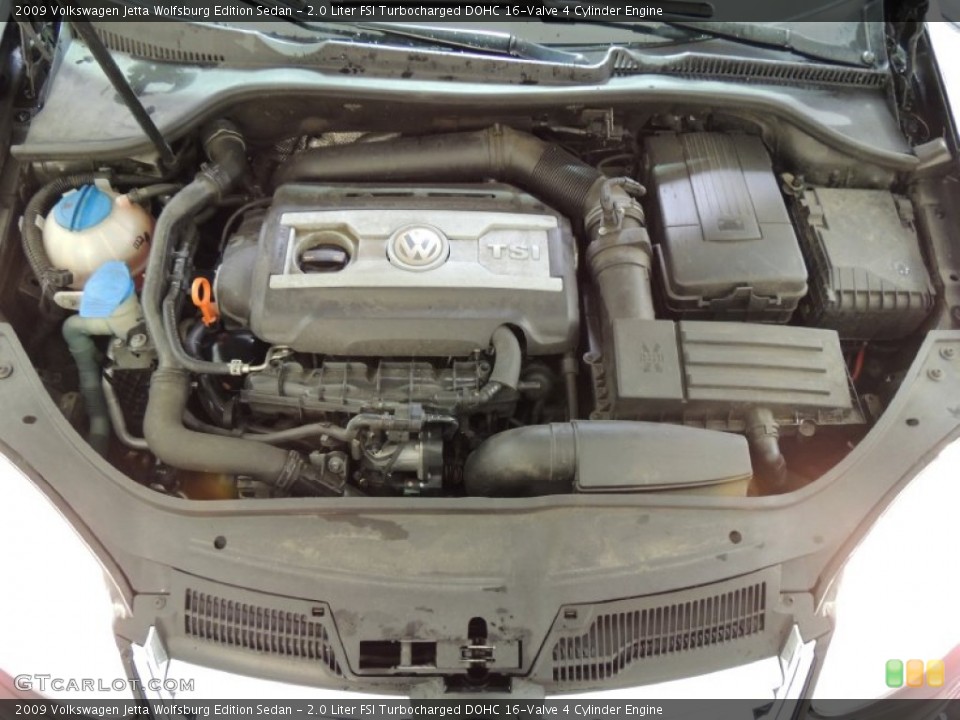 2.0 Liter FSI Turbocharged DOHC 16-Valve 4 Cylinder Engine for the 2009 Volkswagen Jetta #77201639