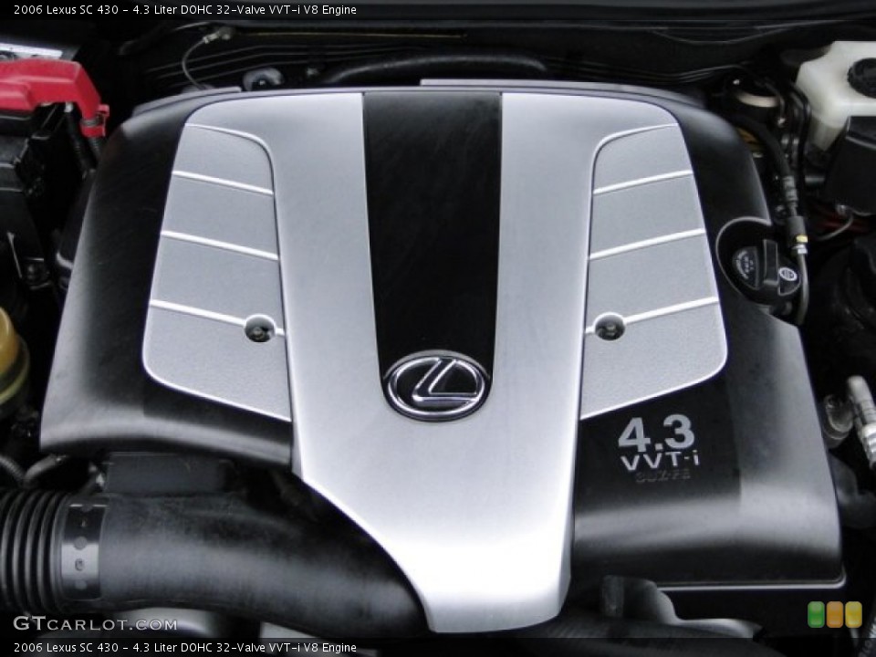 4.3 Liter DOHC 32-Valve VVT-i V8 Engine for the 2006 Lexus SC #77208779