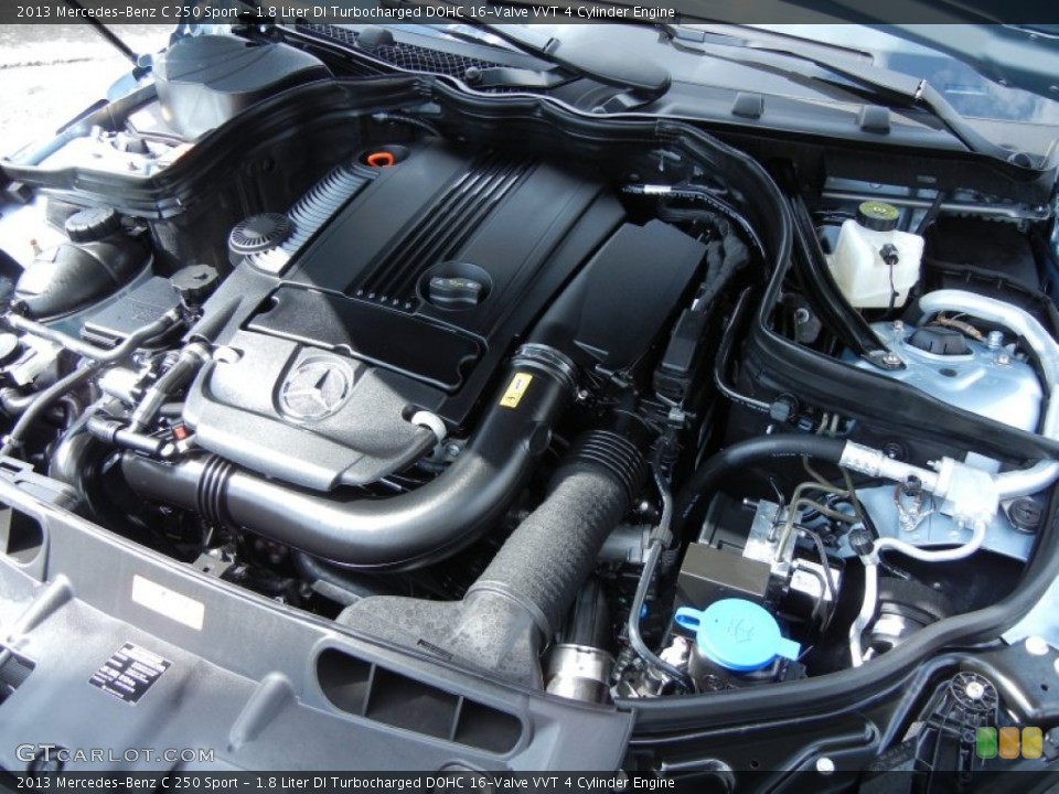 1.8 Liter DI Turbocharged DOHC 16-Valve VVT 4 Cylinder Engine for the 2013 Mercedes-Benz C #77210114