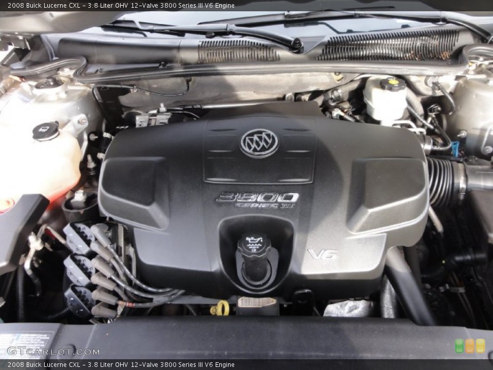 3.8 Liter OHV 12-Valve 3800 Series III V6 Engine for the 2008 Buick Lucerne #77210881