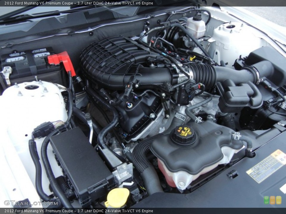 3.7 Liter DOHC 24-Valve Ti-VCT V6 Engine for the 2012 Ford Mustang #77212745