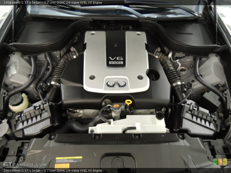 3.7 Liter DOHC 24-Valve VVEL V6 Engine for the 2009 Infiniti G #77214893