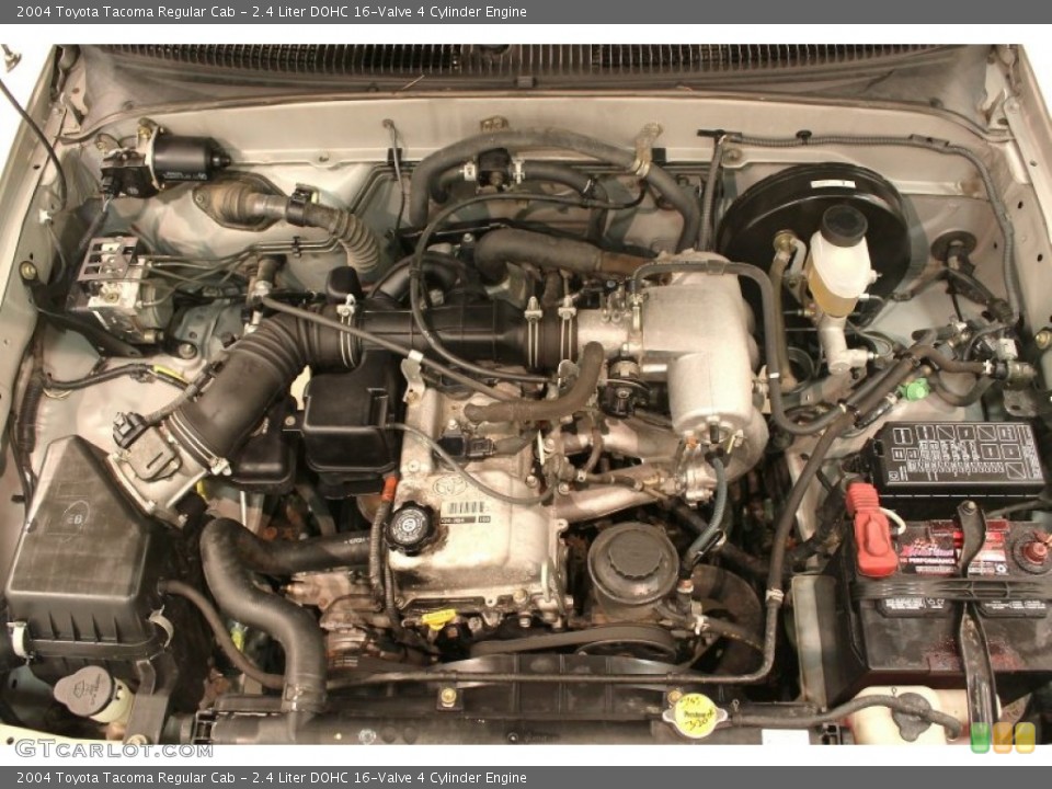 2.4 Liter DOHC 16-Valve 4 Cylinder 2004 Toyota Tacoma Engine